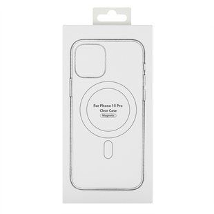 Чехол TPU Clear Case with Magsafe для iPhone 15 Pro Transparent 2020000355441 фото