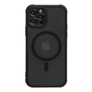 Чехол TPU+PC Anti Drop Full Camera with MagSafe для iPhone 12 Pro Black 2020000390824 фото