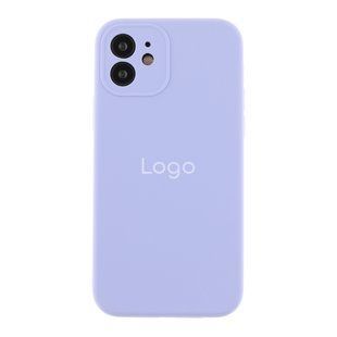 Чохол Silicone Case Full Size with Frame для iPhone 12 М'ята упаковка 39.Elegant Purple 2020000521846 фото