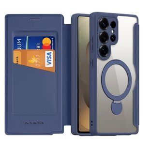 Чехол-книжка Dux Ducis Skin X Pro with MagSafe для Samsung Galaxy S25 Ultra 5G (S938) Blue 2020000466178 фото