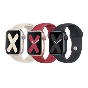Ремінець для Apple Watch Band Silicone Two-Piece 38/40/41 mm Уцінка 02.Apricot 2020000481812 фото