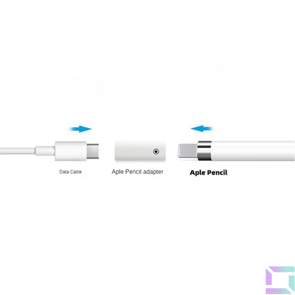 Адаптер для стілуса Apple Pencil 1st gen Lightning (female) to Type-C (female) Колір Бiлий 2020000427766 фото