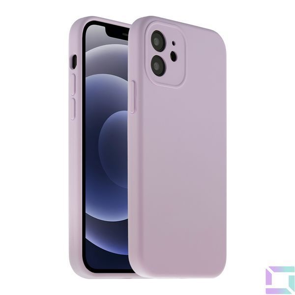 Чохол Silicone Case Full Size with Frame для iPhone 12 М'ята упаковка 39.Elegant Purple 2020000521846 фото