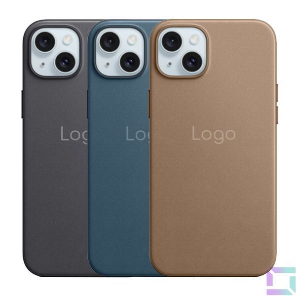 Чохол FineWoven Case with MagSafe для iPhone 15 Pacific Blue 2020000374602 фото
