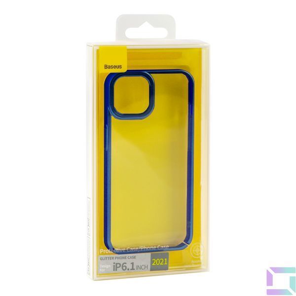 Чохол Baseus Glitter Phone Case для iPhone 13 ARMC000603 Blue 6932172601362 фото