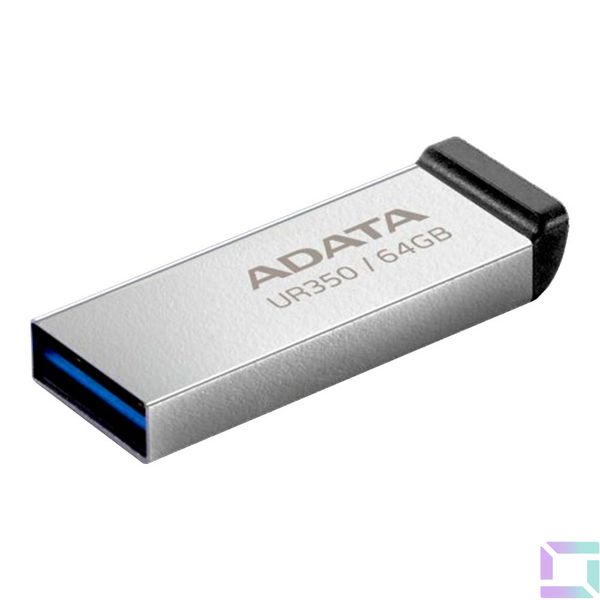 USB флеш-накопичувач 3.1 A-Data UR 350 64Gb Колір Сріблясто-чорний 4711085945129 фото