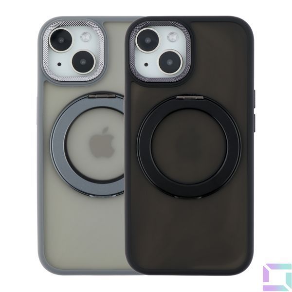 Чехол TPU+PC Mag 360 Spin Case для iPhone 13 Black 2020000442424 фото