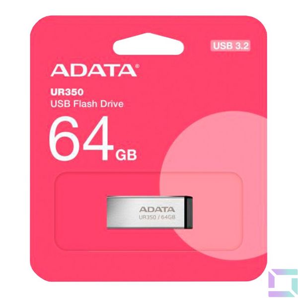 USB Flash Drive 3.2 A-Data UR 350 64Gb Цвет Серебристо-черный 4711085945129 фото