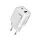 Сетевое Зарядное Устройство Yoki YK-GaN35PACB PowerGaN Type-C + USB PD&QC 35W Белый 6959052040004 фото 1