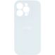 Чохол Silicone Case Full Size with Frame для iPhone 15 Pro Колір 09.White 2020000371601 фото