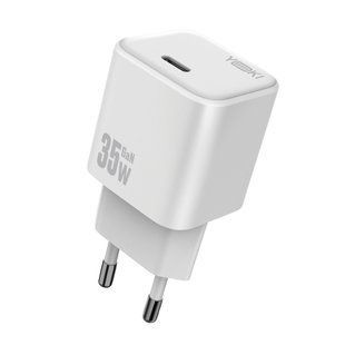 Мережевий Зарядний Пристрій Yoki SparkGaN YK-GaN35SC Type-C PD&QC 35W Бiлий 6912345678131 фото
