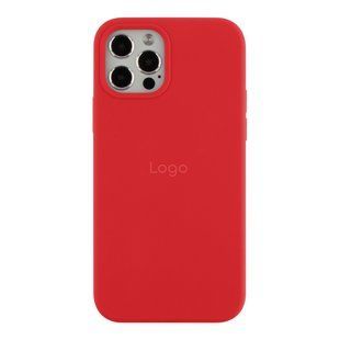 Чехол Silicone Case Full Size (AA) для iPhone 12 Pro Max (Техпак) 14.Red 2020000386551 фото