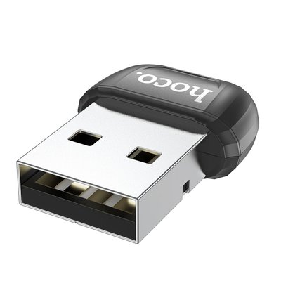 USB Блютуз Hoco UA18 adapter BT5.0 Колір Чорний 6931474762399 фото