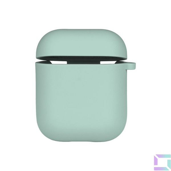 Чехол Silicone Case with microfibra для Airpods 1/2 Цвет 21.Sea blue 2020000367901 фото