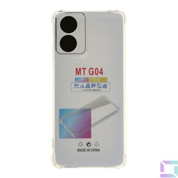 Чехол TPU Virgin Hard Full Camera для Motorola G04/G04s Transparent 2020000452065 фото