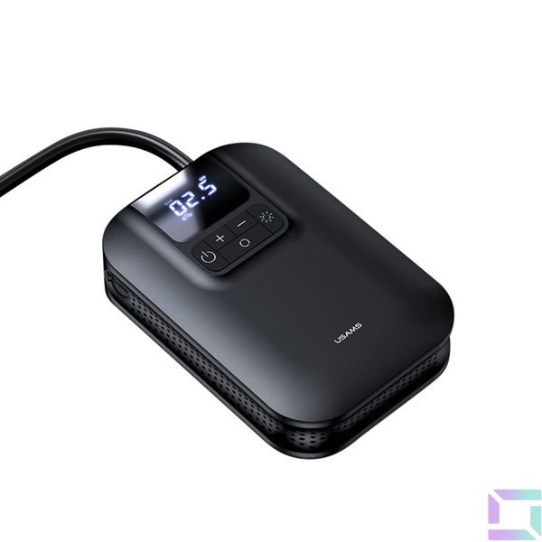 Автомобільний насос Usams US-ZB215 Mini Car Air Pump 5000mAh Black (CQBZB21501) 14364 фото