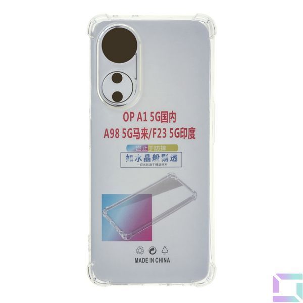 Чехол TPU Virgin Hard Full Camera для Oppo A98 Transparent 2020000392767 фото