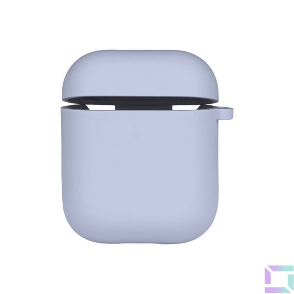 Чехол Silicone Case with microfibra для Airpods 1/2 Цвет 21.Sea blue 2020000367901 фото