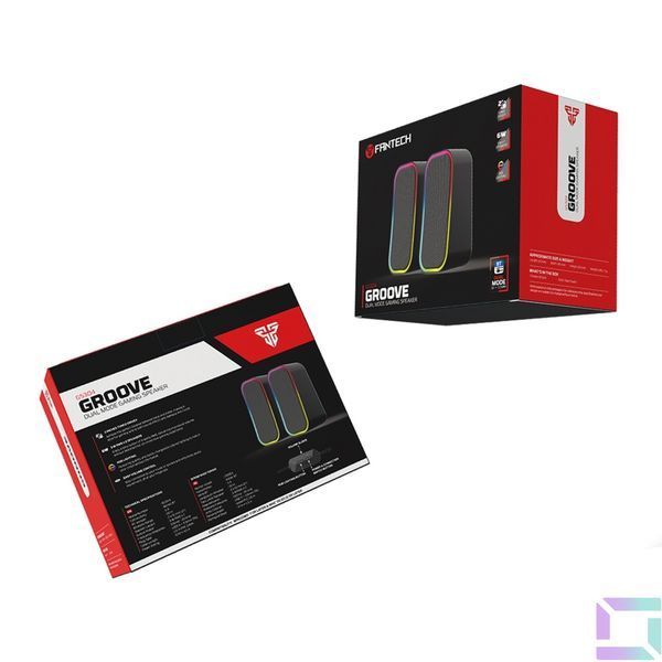 Компьютерные колонки FANTECH GS304 Groove 2 Modes (Wired, BT) Черный 6972661280807 фото