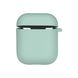 Чехол Silicone Case with microfibra для Airpods 1/2 Цвет 21.Sea blue 2020000367901 фото