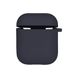 Чехол Silicone Case with microfibra для Airpods 1/2 Цвет 21.Sea blue 2020000367901 фото 5