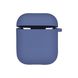 Чехол Silicone Case with microfibra для Airpods 1/2 Цвет 21.Sea blue 2020000367901 фото 14