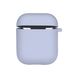 Чехол Silicone Case with microfibra для Airpods 1/2 Цвет 21.Sea blue 2020000367901 фото 8