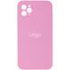 Чохол Silicone Case Full Size with Frame для iPhone 12 Pro Max Колір 06.Light pink 2020000350071 фото