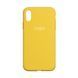 Чехол Silicone Case Full Size (AA) для iPhone Xr 50.Canary Yellow 2020000152828 фото