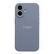 Чохол Silicone Case Full Size with Frame для iPhone 16 28.Lavender Grey 2020000440390 фото