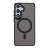Чехол TPU+PC Space Magnetic Color with Magsafe для Samsung Galaxy S25+ 5G (S936) Black 2020000467502 фото