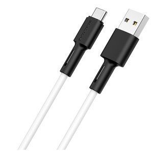 Кабель USB Borofone BX31 Silicone Type-C Білий 6931474710406 фото