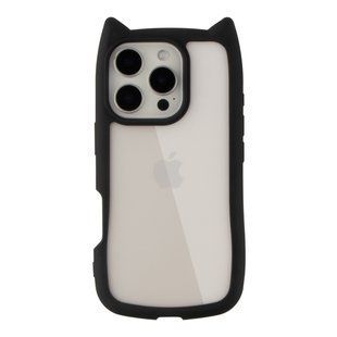 Чохол TPU+PC Cat Ears Case для iPhone 16 Pro Max Black 2020000470908 фото