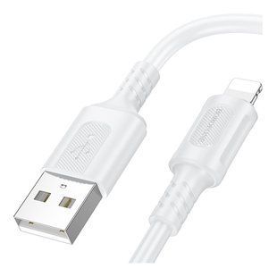 USB Borofone BX111 Lightning 2.4A Белый 6941991115059 фото