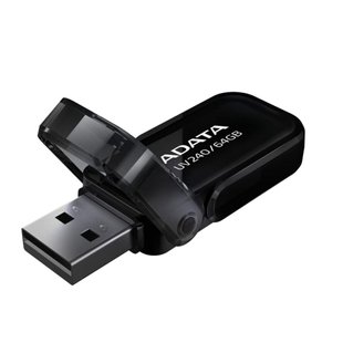 USB Flash Drive A-Data AUV 240 64GB Цвет Черный 4713218465405 фото