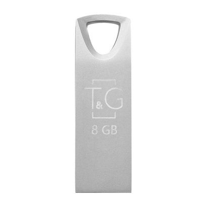 USB флеш-накопичувач T&amp;G 8gb Metal 117 Колір Сталевий 4711472583484 фото