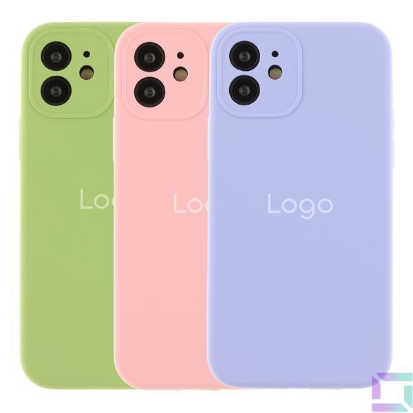 Чохол Silicone Case Full Size with Frame для iPhone 12 М'ята упаковка 19.Pink Sand 2020000522102 фото