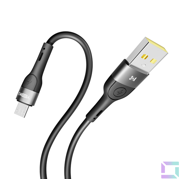 Кабель USB YOKI EXTRA YK-EX11 Micro 3A 1.2m Колір Бiлий 6907858579006 фото