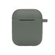 Чехол Silicone Case with hook для Airpods 1/2 Цвет 55.Pine green 2020000368953 фото