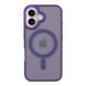 Чехол TPU+PC Goldencis Matte with MagSafe для iPhone 16 Purple 2020000444893 фото