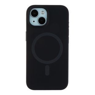 Чохол Glow Silicone Case with Magsafe для iPhone 15 Black 2020000454793 фото