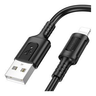 USB Borofone BX111 Lightning 2.4A Черный 6941991115042 фото