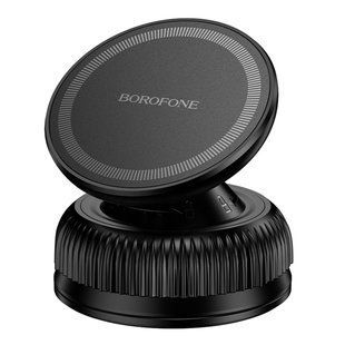 Автотримач Borofone BH139 Magnetic Ring/Vacuum Чорний 6941991124815 фото