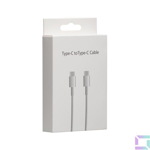 Кабель USB Onyx Type-C to Type-C No Logo Бiлий 2020000192183 фото