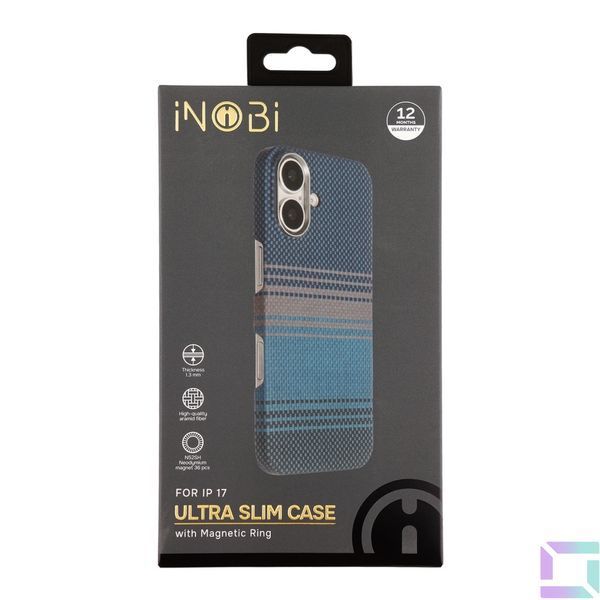 Чохол iNobi Ultra Slim Case with Magnetic Ring для iPhone 17 1500D Moonrise 2020000521594 фото
