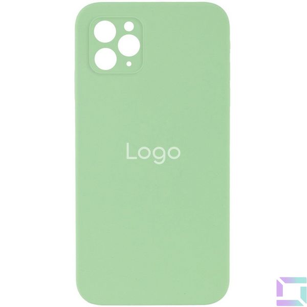 Чохол Silicone Case Full Size with Frame для iPhone 12 Pro Max Колір 01.Mint 2020000244387 фото