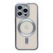 Чехол TPU Metallic Chrome Full Camera with Magsafe для iPhone 16 Pro Max Chrome Blue 2020000451198 фото