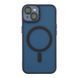 Чохол TPU+PC Magnetic Matte Camera Lens with Magsafe для iPhone 14 Dark Blue 2020000437925 фото
