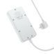 Сетевой Удлинитель Hoco AC8A 1USB-C / 3USB-A QC/PPS/PD30W / 3 Sockets 1.5m Белый 6942007600101 фото 5