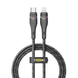 USB YOKI RGB YK-RG24 Type-C to Lightning 30W 1.2m Черный 6907858579679 фото 1